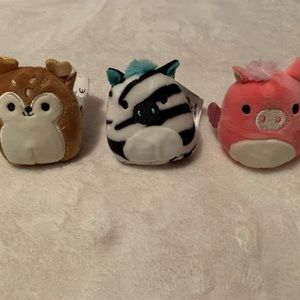 2.5” Set of 3 Micromallow Series 1 Squishmallows